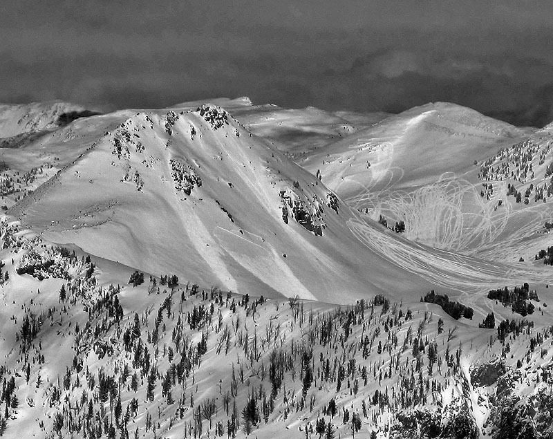 Crown Butte Natural Avalanches