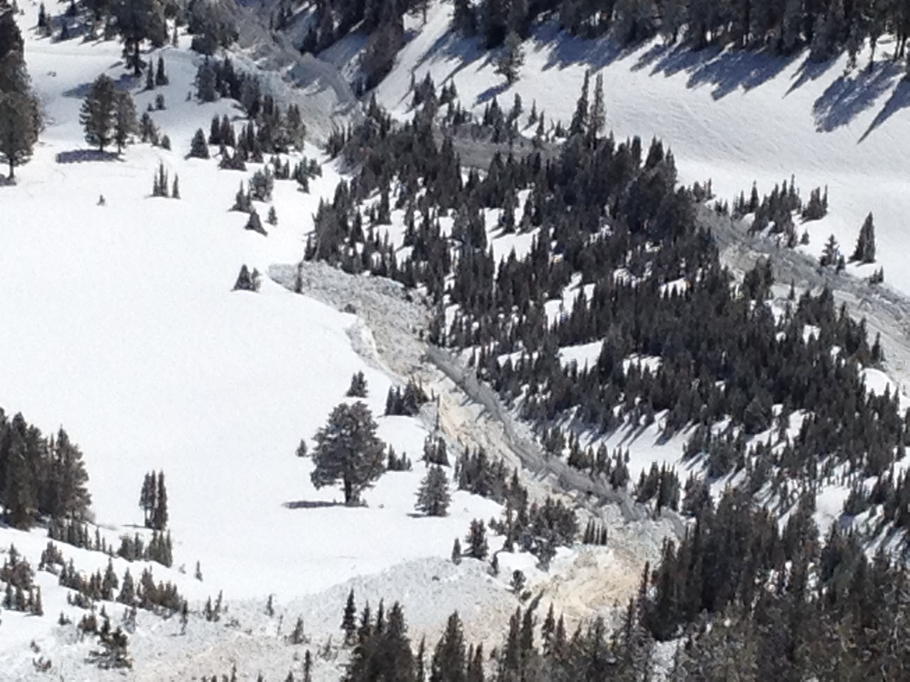 Boundary Chute Wet Slab, Bridger Bowl Boundary Chute Wet Slab, Bridger Bowl