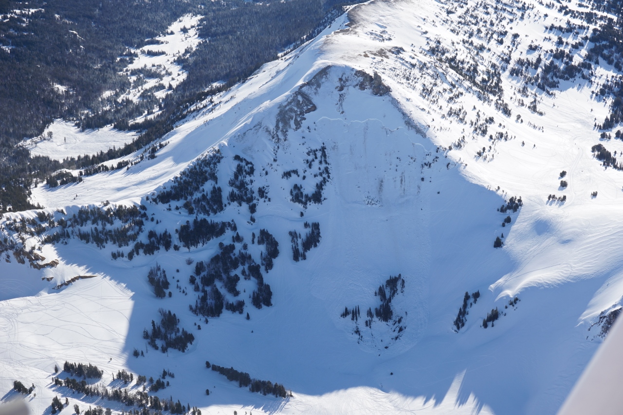 From the Air: Daisy Pass Avalanche
