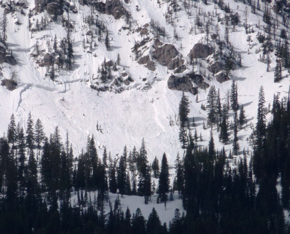 Wet Slab Avalanche North of Bridger Bowl_1 Wet Slab Avalanche North of Bridger Bowl_1