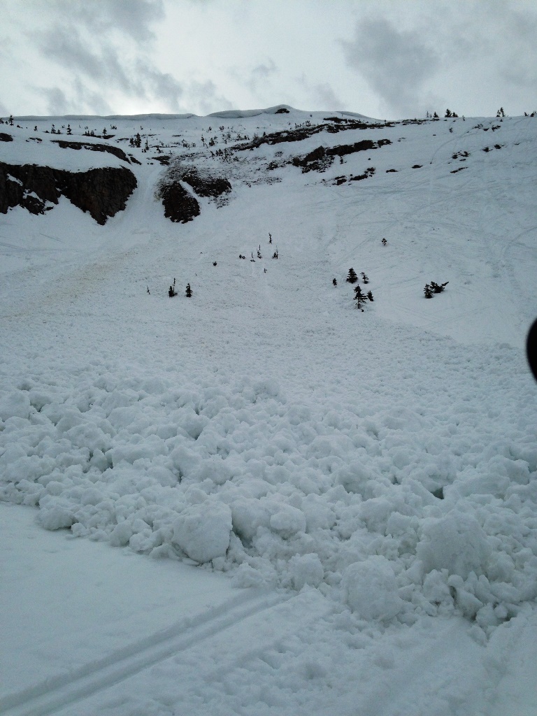 Wet Avalanches in Lionhead Wet Avalanches in Lionhead