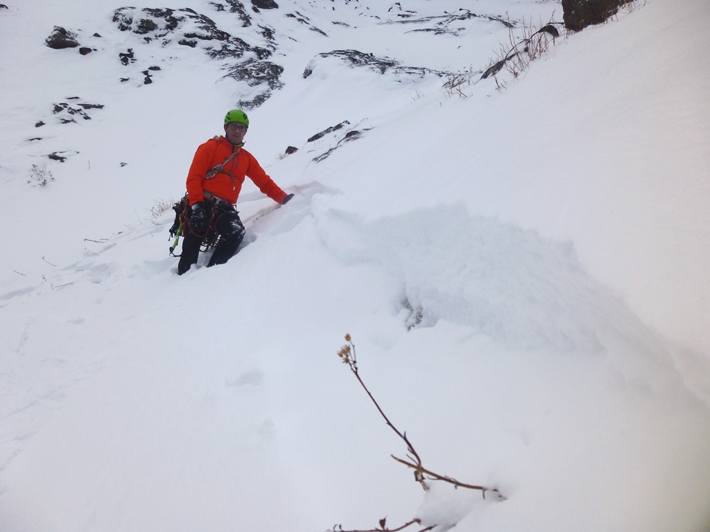 Triggered an avalanche up Hyalite Triggered an avalanche up Hyalite