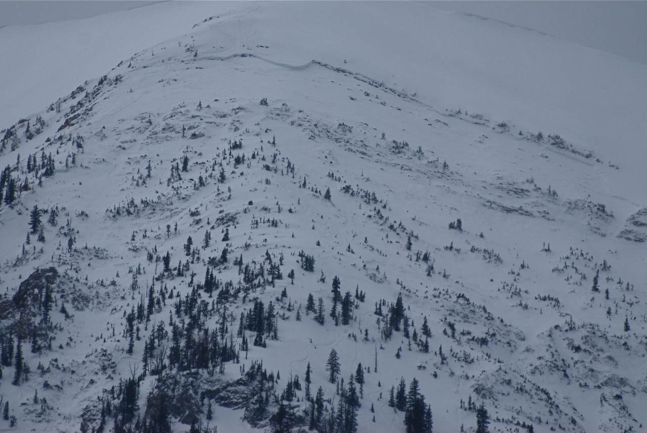 Natural Avalanche Saddle Peak Natural Avalanche Saddle Peak