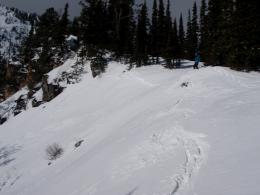 Skier Triggered Avalanche Near Bridger Bowl Skier Triggered Avalanche Near Bridger Bowl