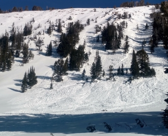 Avalanche in Beehive 4 - Jan 15