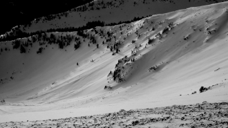Slab Avalanche near Hyalite Peak