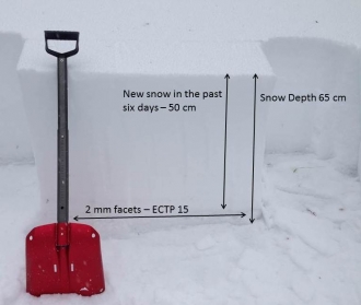 Bridger Range Snowpack - 11/29/14