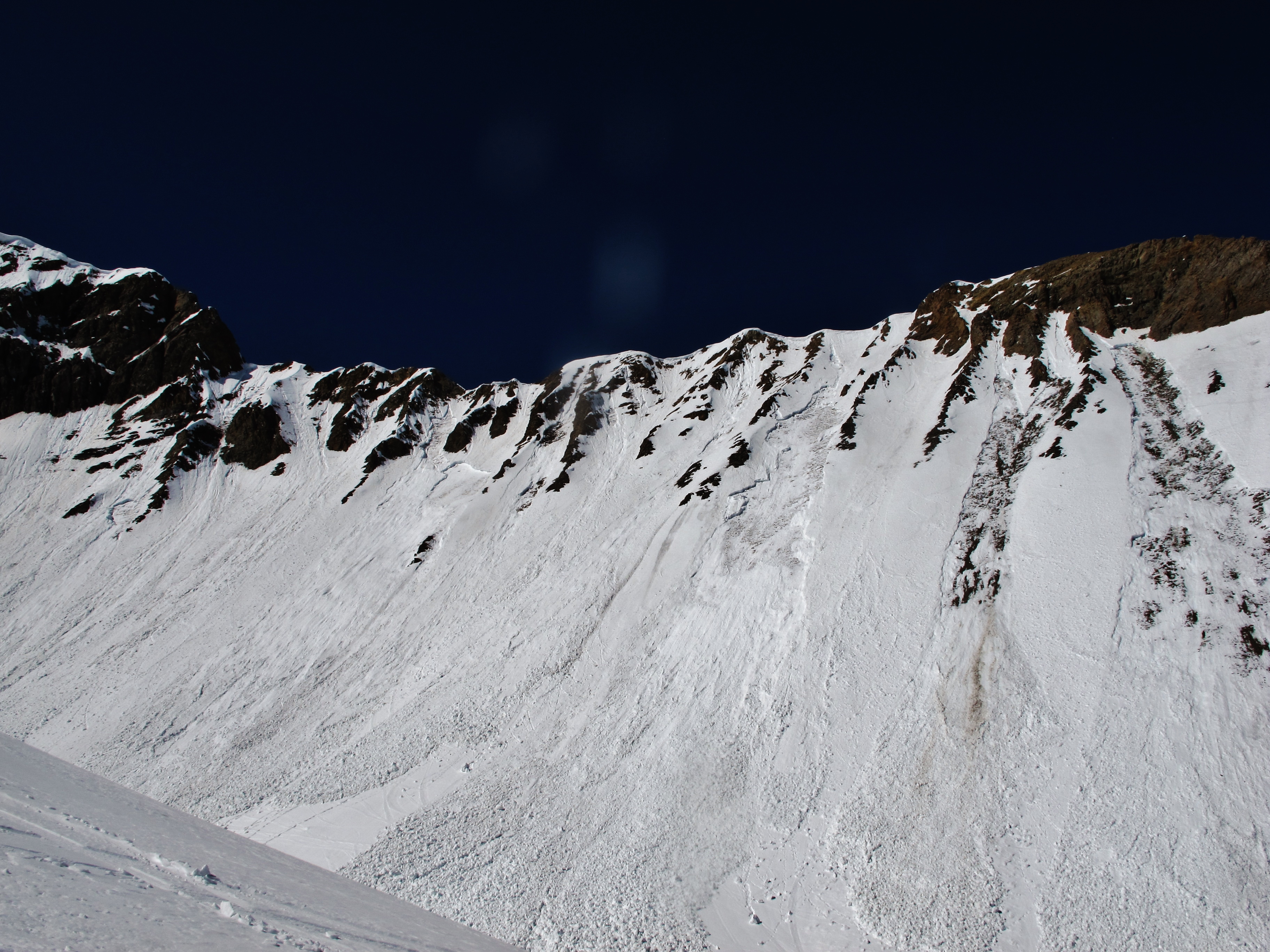 Wet avalanches at Big Sky