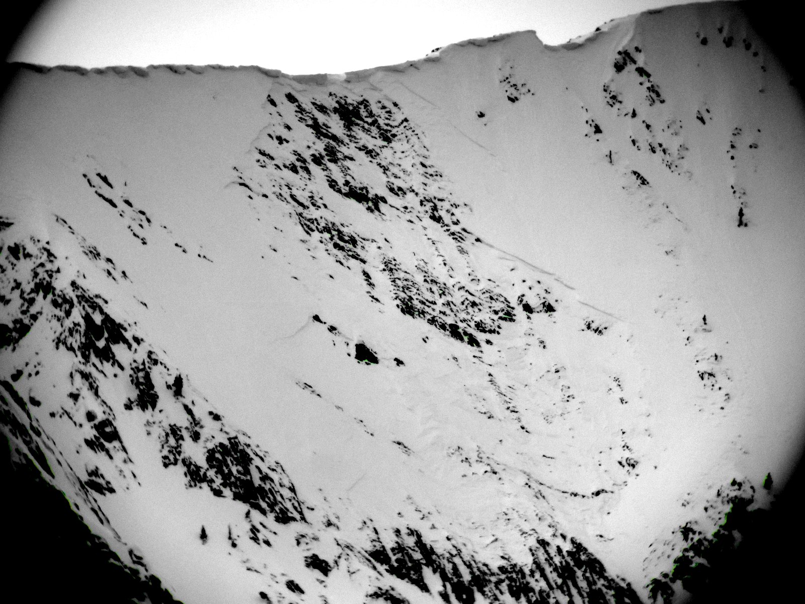 Natural Avalanche - Northern Bridger Range Natural Avalanche - Northern Bridger Range