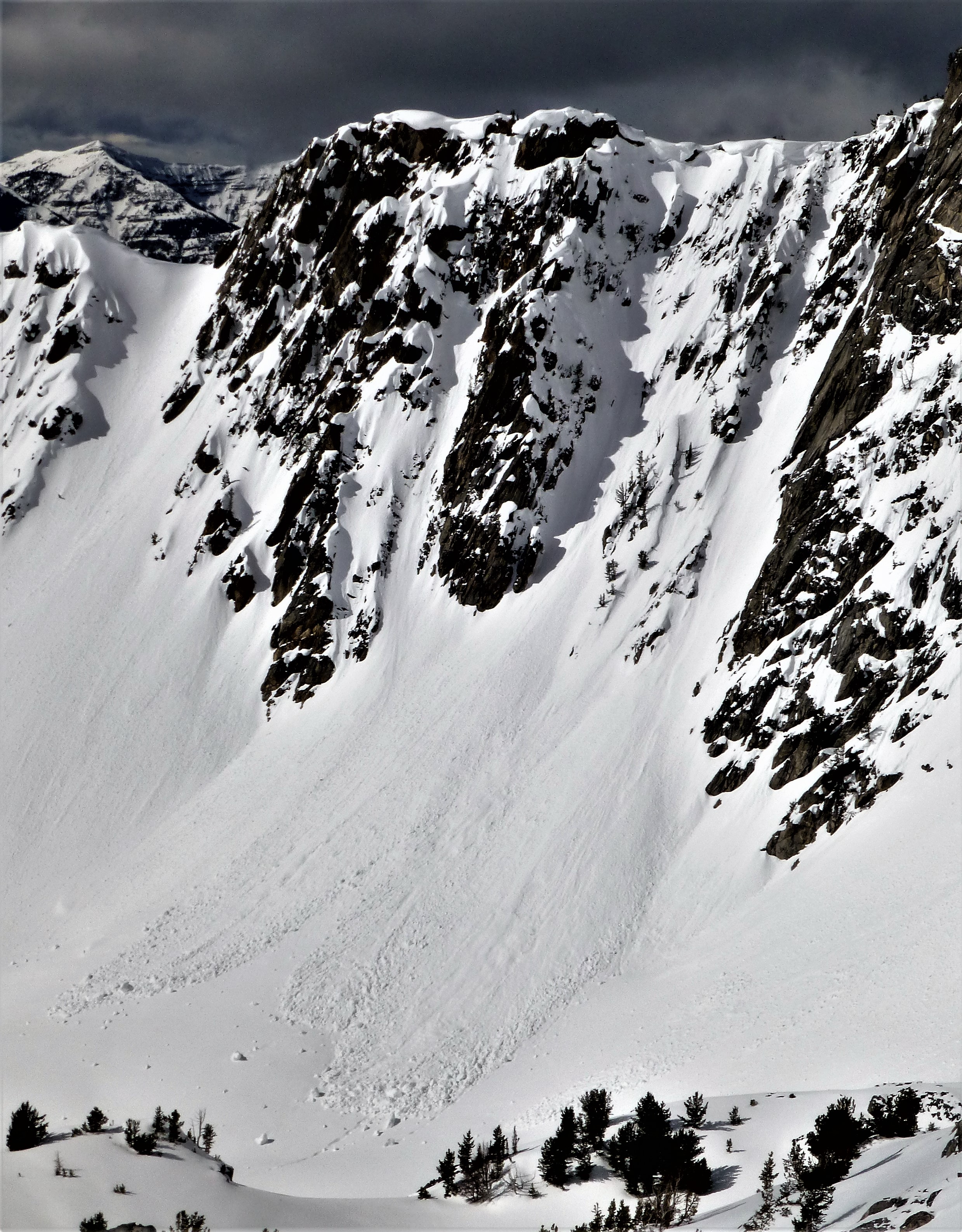 Cornice Fall, Northern Madison Range Cornice Fall, Northern Madison Range