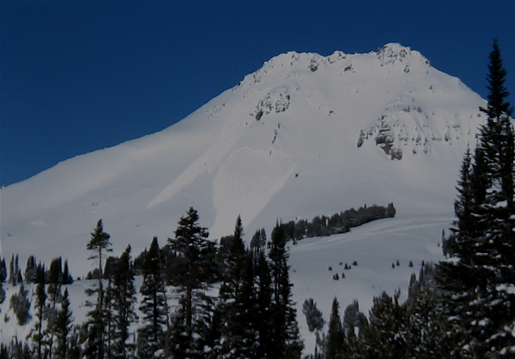 Natural Avalanche on Crown Butte near Cooke City Natural Avalanche on Crown Butte near Cooke City