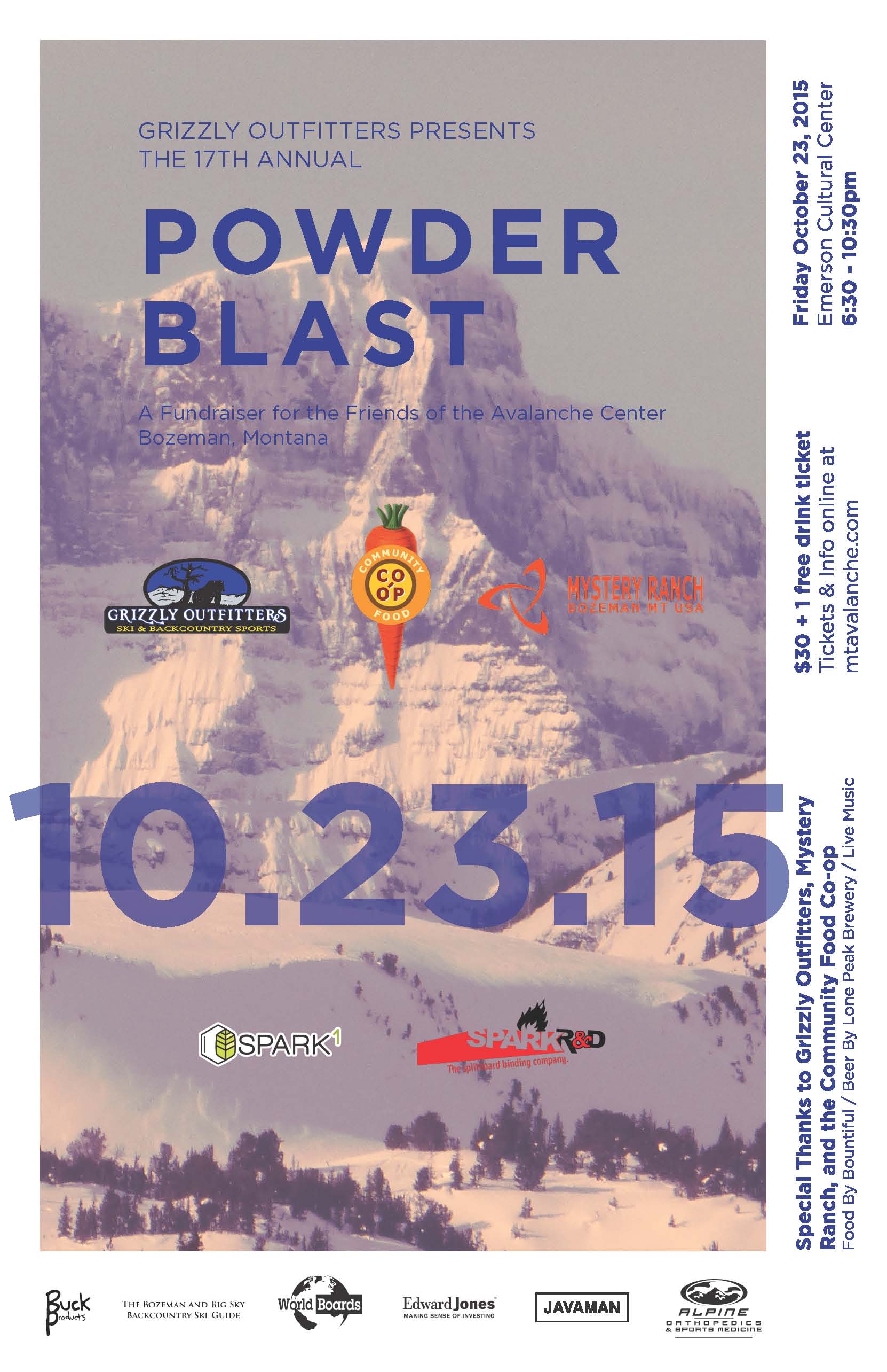 17th Annual Powder Blast 2015 