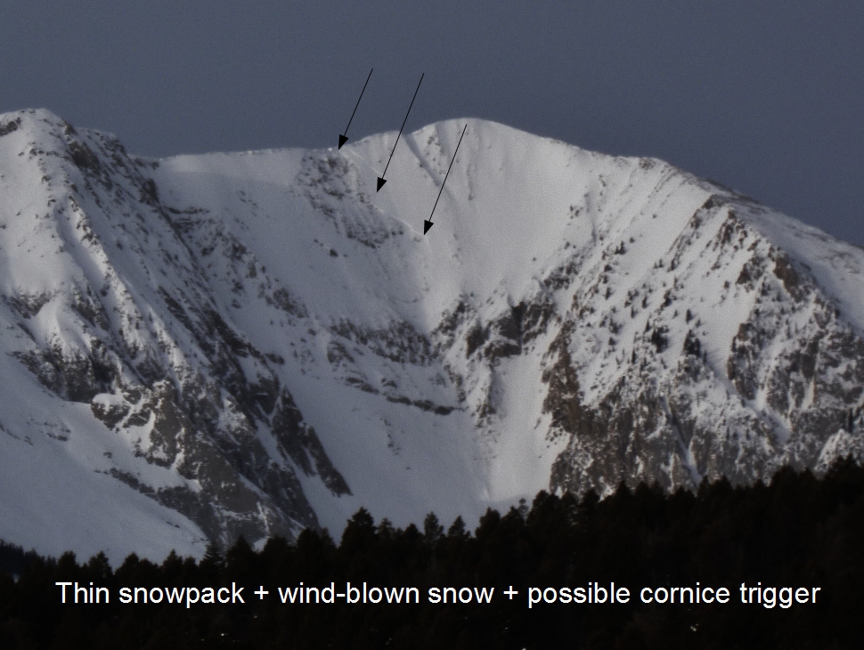 Natural Avalanche on Sacajawea Natural Avalanche on Sacajawea