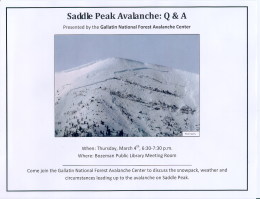 Saddle Peak Avalanche: Q&A