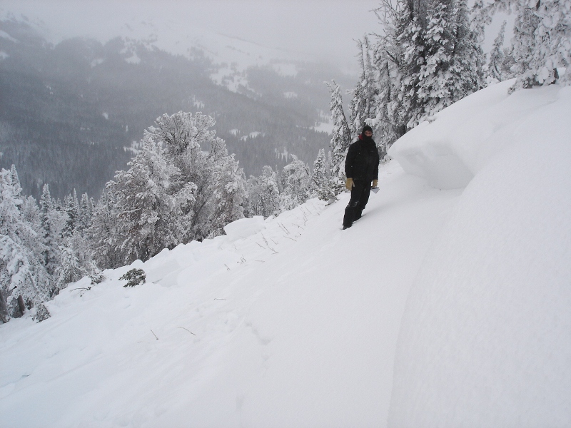 Taylor Fork Natural Avalanche