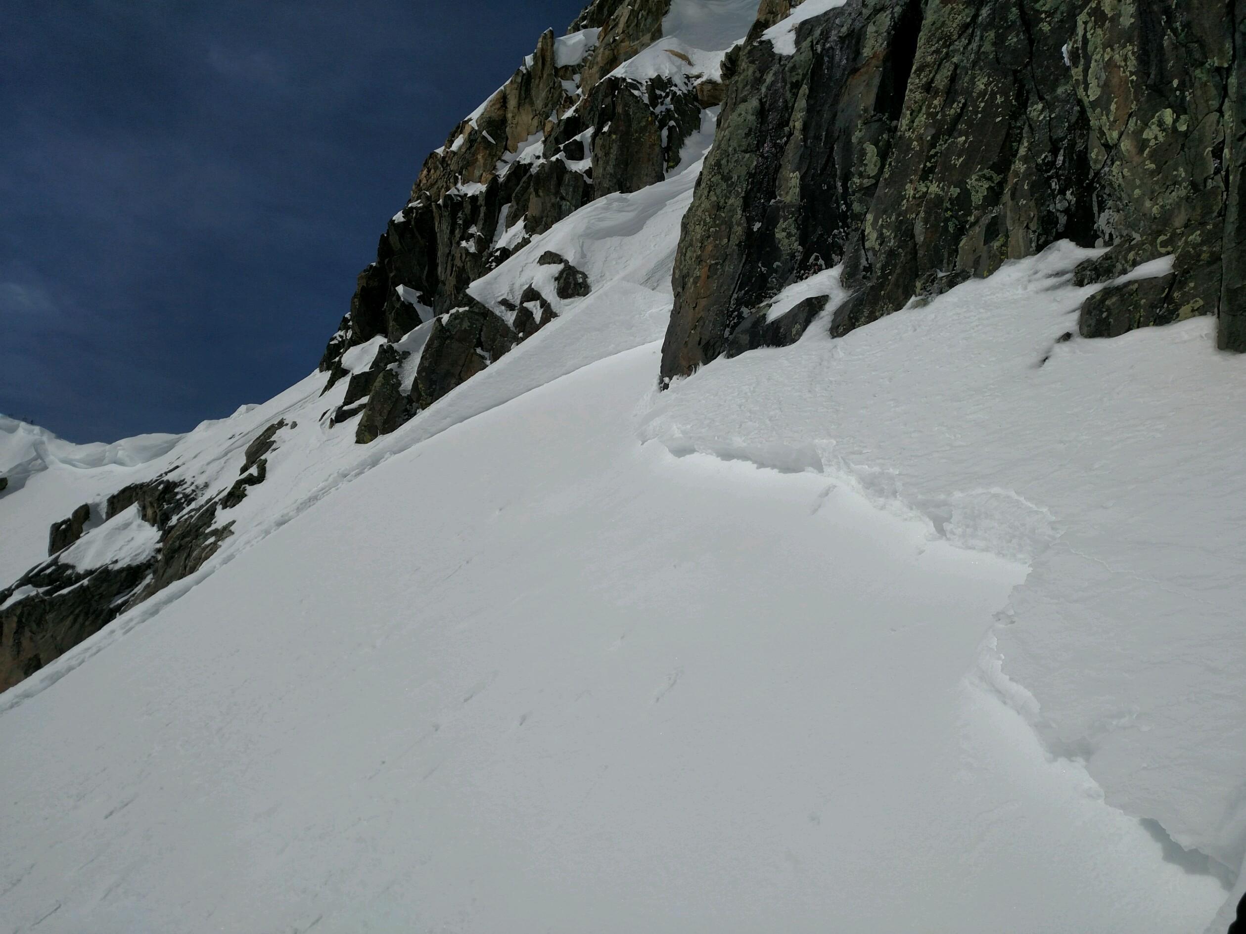 Human triggered wind slab - Beehive Basin 4/1/17 Human triggered wind slab - Beehive Basin 4/1/17