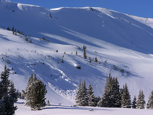 Small avalanche = Red Flag Small avalanche = Red Flag