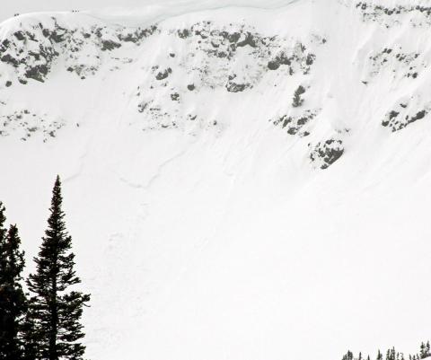 Natural Avalanche Hyalite