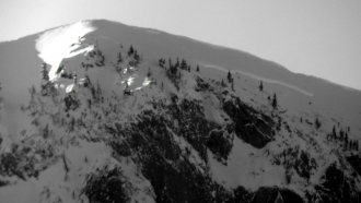 Natural Avalanche - Northern Bridger Range