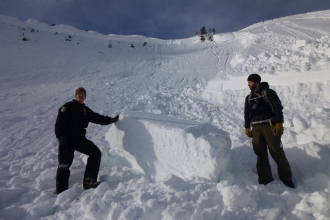 Cooke Avalanche: Hard Slab Debris