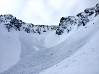 Avalanche in Frazier Basin