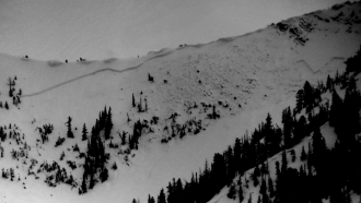 Natural Avalanche - Bridger Range 1/12/14