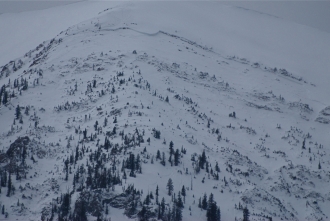Natural Avalanche Saddle Peak