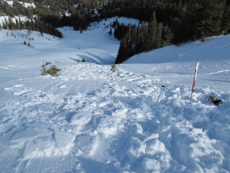 North of Ross Peak:skier triggered avalanche-2
