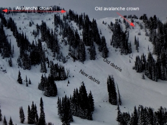 Overview of Onion Basin Avalanche