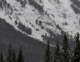 Natural Avalanche Woody Ridge