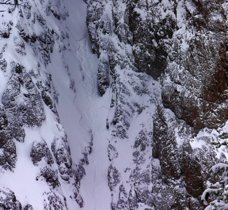 Human Triggered Avalanche - Cooke City